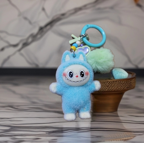 Accessories - Adorable Blue Plush Keychain for bag charm